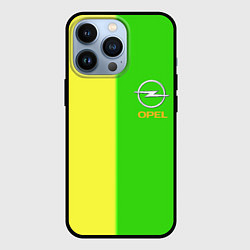 Чехол для iPhone 13 Pro Opel текстура, цвет: 3D-черный