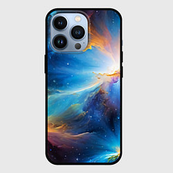 Чехол для iPhone 13 Pro Космический пейзаж - галактики, цвет: 3D-черный