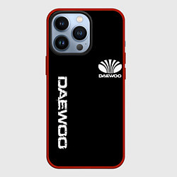 Чехол для iPhone 13 Pro Daewoo logo white, цвет: 3D-красный