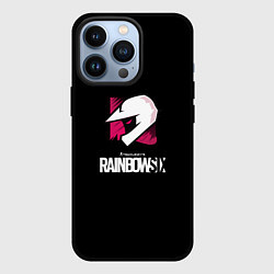 Чехол для iPhone 13 Pro Rainbow six шутер гейм стиль, цвет: 3D-черный