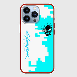 Чехол для iPhone 13 Pro Cyberpunk 2077 gamer, цвет: 3D-красный