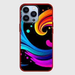 Чехол для iPhone 13 Pro Joy wave - ai art fantasy, цвет: 3D-красный