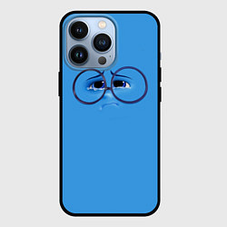 Чехол для iPhone 13 Pro Эмоция печаль - глаза крупно, цвет: 3D-черный