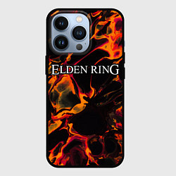 Чехол для iPhone 13 Pro Elden Ring red lava, цвет: 3D-черный