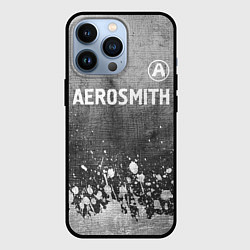 Чехол для iPhone 13 Pro Aerosmith - grey gradient посередине, цвет: 3D-черный