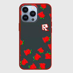 Чехол для iPhone 13 Pro Roblox rose, цвет: 3D-красный