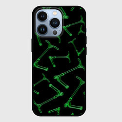 Чехол для iPhone 13 Pro Неоновые самокаты, цвет: 3D-черный