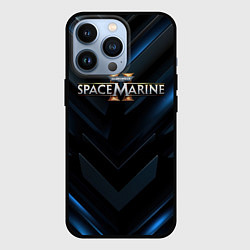 Чехол для iPhone 13 Pro Warhammer 40000 space marine 2 лого, цвет: 3D-черный