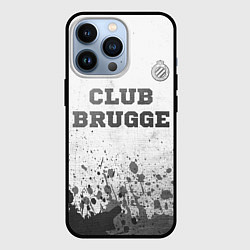 Чехол для iPhone 13 Pro Club Brugge - white gradient посередине, цвет: 3D-черный