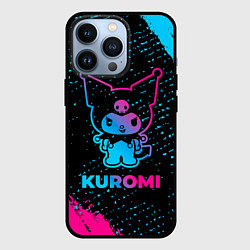 Чехол для iPhone 13 Pro Kuromi - neon gradient, цвет: 3D-черный