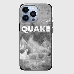 Чехол для iPhone 13 Pro Quake - grey gradient посередине, цвет: 3D-черный