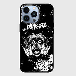 Чехол для iPhone 13 Pro Blink 182 рок пес, цвет: 3D-черный