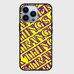 Чехол для iPhone 13 Pro Stranger Things serials, цвет: 3D-черный