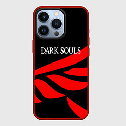 Чехол для iPhone 13 Pro Dark souls game wings, цвет: 3D-красный