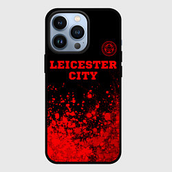 Чехол для iPhone 13 Pro Leicester City - red gradient посередине, цвет: 3D-черный