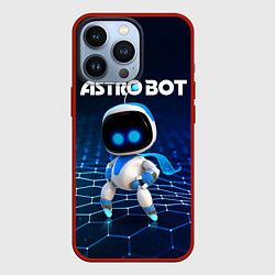 Чехол для iPhone 13 Pro Астро бот, цвет: 3D-красный