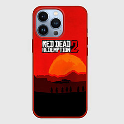 Чехол для iPhone 13 Pro Red Dead Redemption game, цвет: 3D-красный