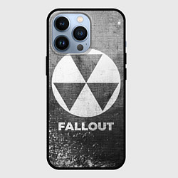 Чехол для iPhone 13 Pro Fallout - grey gradient, цвет: 3D-черный