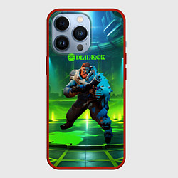 Чехол для iPhone 13 Pro Kelvin Deadlock, цвет: 3D-красный