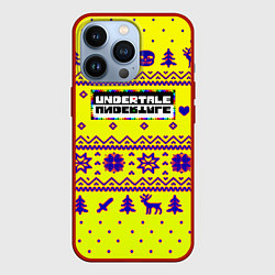 Чехол для iPhone 13 Pro Undertale winter, цвет: 3D-красный