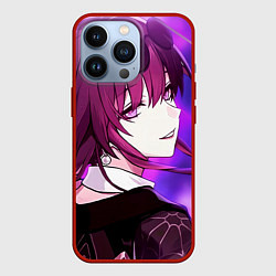 Чехол для iPhone 13 Pro Honkai Star Rail Kafka violet light, цвет: 3D-красный