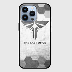 Чехол для iPhone 13 Pro The Last Of Us - white gradient, цвет: 3D-черный