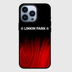 Чехол для iPhone 13 Pro Linkin Park 2024 red plasma, цвет: 3D-черный