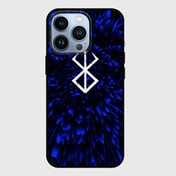 Чехол для iPhone 13 Pro Berserk blue energy, цвет: 3D-черный