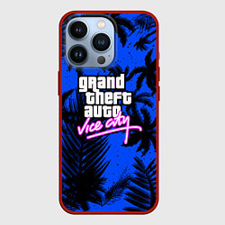 Чехол для iPhone 13 Pro Vice cuty gta tropic steel, цвет: 3D-красный