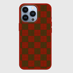 Чехол для iPhone 13 Pro Иероглиф, цвет: 3D-красный