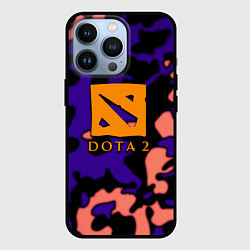 Чехол для iPhone 13 Pro DOTA 2 камуфляж, цвет: 3D-черный