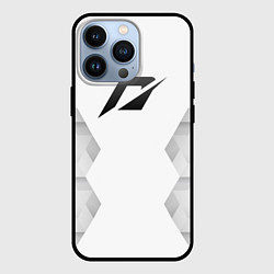 Чехол для iPhone 13 Pro Need for Speed white poly, цвет: 3D-черный