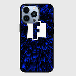 Чехол для iPhone 13 Pro Fortnite blue energy, цвет: 3D-черный