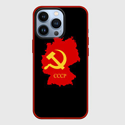 Чехол для iPhone 13 Pro СССР материк, цвет: 3D-красный