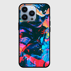 Чехол для iPhone 13 Pro Colors, цвет: 3D-черный
