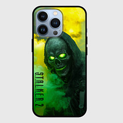 Чехол для iPhone 13 Pro Stalker 2 скелет череп, цвет: 3D-черный