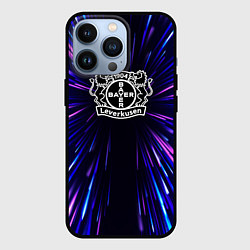 Чехол для iPhone 13 Pro Bayer 04 neon energy, цвет: 3D-черный