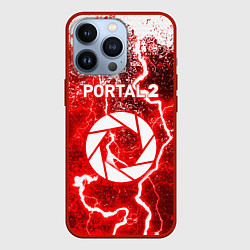 Чехол для iPhone 13 Pro Portal брызги красок шторм, цвет: 3D-красный