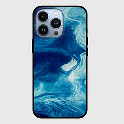 Чехол для iPhone 13 Pro Водные вихри - абстракция, цвет: 3D-черный