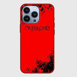 Чехол для iPhone 13 Pro Overlord anime, цвет: 3D-красный