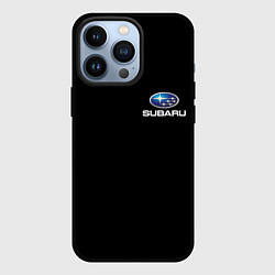 Чехол для iPhone 13 Pro Subaru logo auto, цвет: 3D-черный