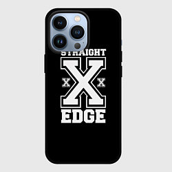 Чехол для iPhone 13 Pro Straight edge SXE, цвет: 3D-черный