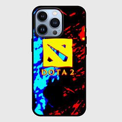 Чехол для iPhone 13 Pro Dota 2 огненный стиль, цвет: 3D-черный