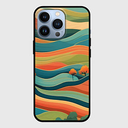 Чехол для iPhone 13 Pro Поля луга, цвет: 3D-черный