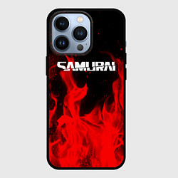 Чехол для iPhone 13 Pro Samurai fire red, цвет: 3D-черный