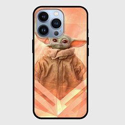 Чехол для iPhone 13 Pro Малыш Грогу, цвет: 3D-черный