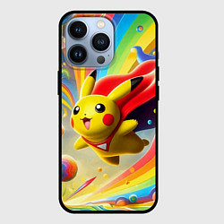 Чехол для iPhone 13 Pro Super Pikachu - ai art fantasy, цвет: 3D-черный