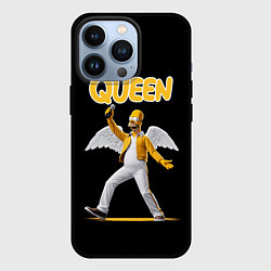 Чехол для iPhone 13 Pro Queen Гомер Симпсон, цвет: 3D-черный