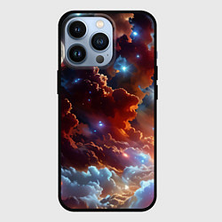 Чехол для iPhone 13 Pro Космические звезды, цвет: 3D-черный