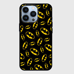 Чехол для iPhone 13 Pro Бэтмен узор, цвет: 3D-черный